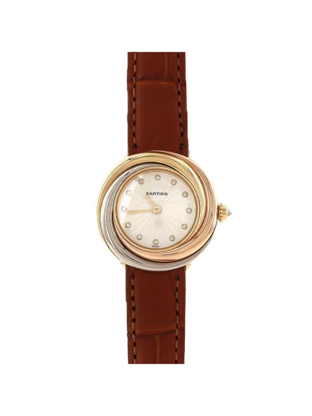 Cartier Trinity Wgx Pgx YG Quartz Watch